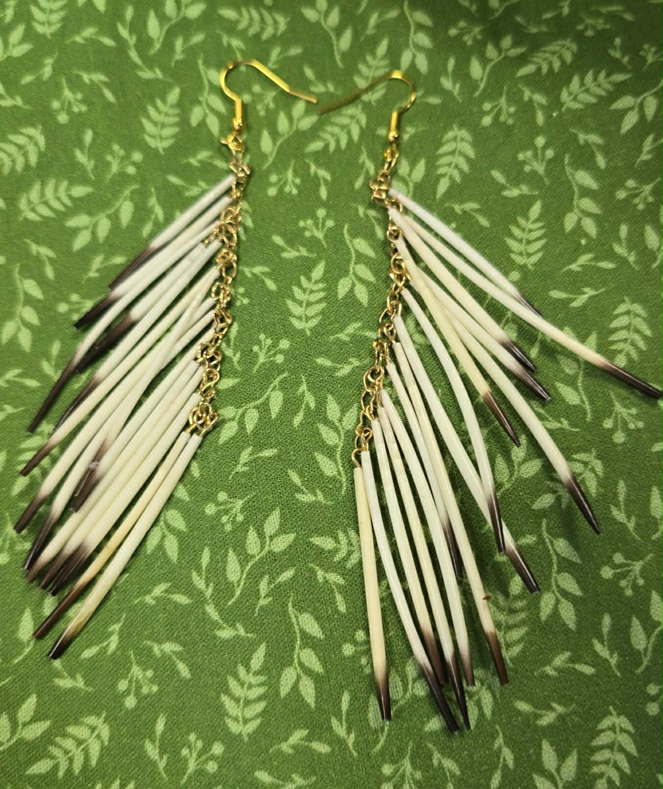 KFRANCISBRANDxTISHATHOMPSON Porcupine Drop Earrings