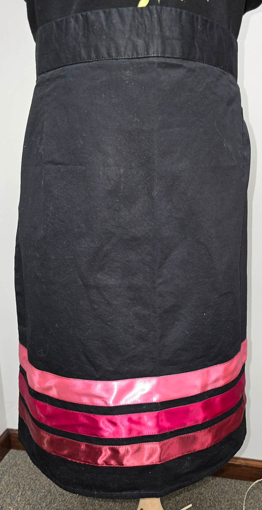 Womens Black Pencil Skirt Knee Length