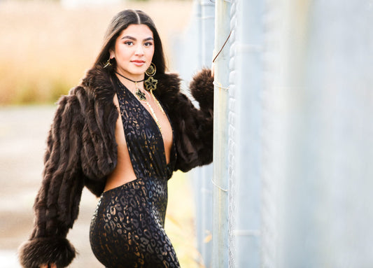 Cheetah Print Jumpsuit