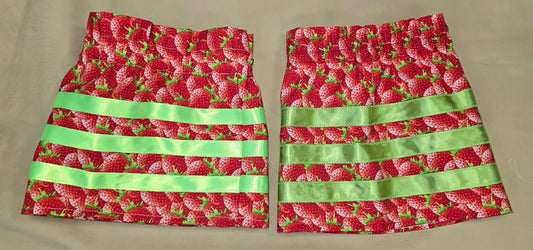 Baby Strawberry Ribbon Skirt